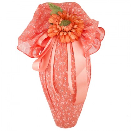 cioccolato-vitale---uovo-di-cioccolata-da-500-gr-tessuto-cotton-flower-arancione-con-fiore-decorativo